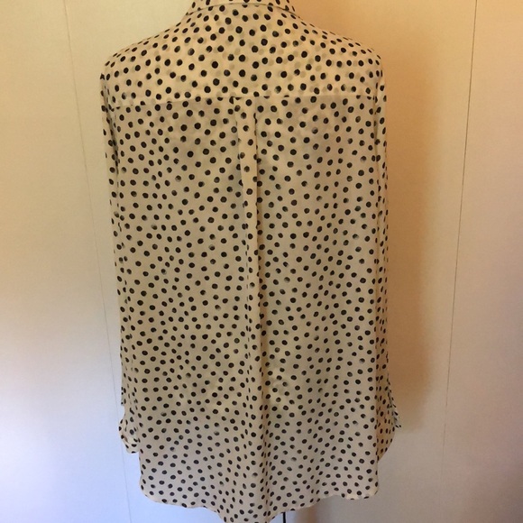 Who What Wear polka dot blouse - Picture 3 of 4